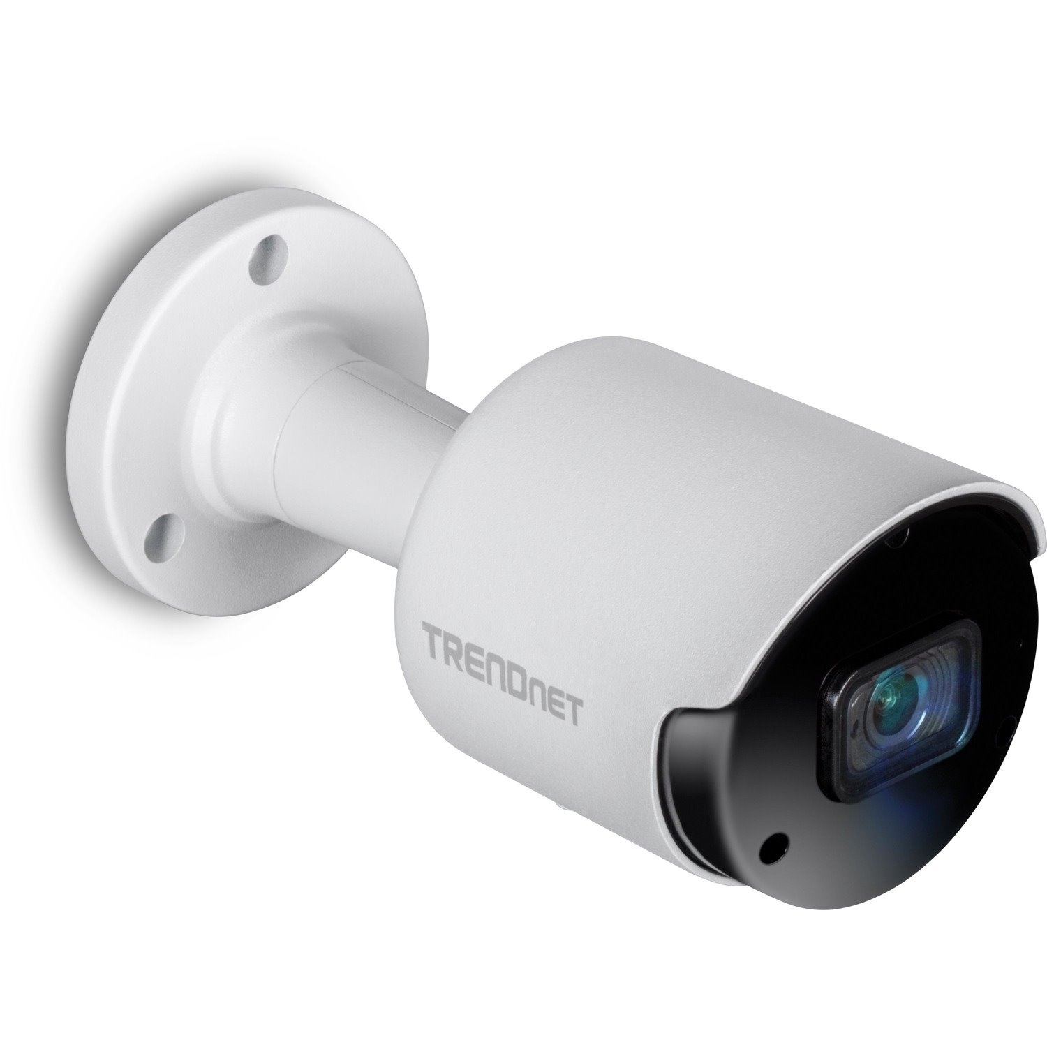 TRENDnet Indoor Outdoor 5MP H.265 PoE Bullet Network Camera, IP66 Rated Housing, IR Night Vision up to 30m (98 ft.), Security Surveillance Camera, microSD Card Slot (up to 256GB), White, TV-IP1514PI