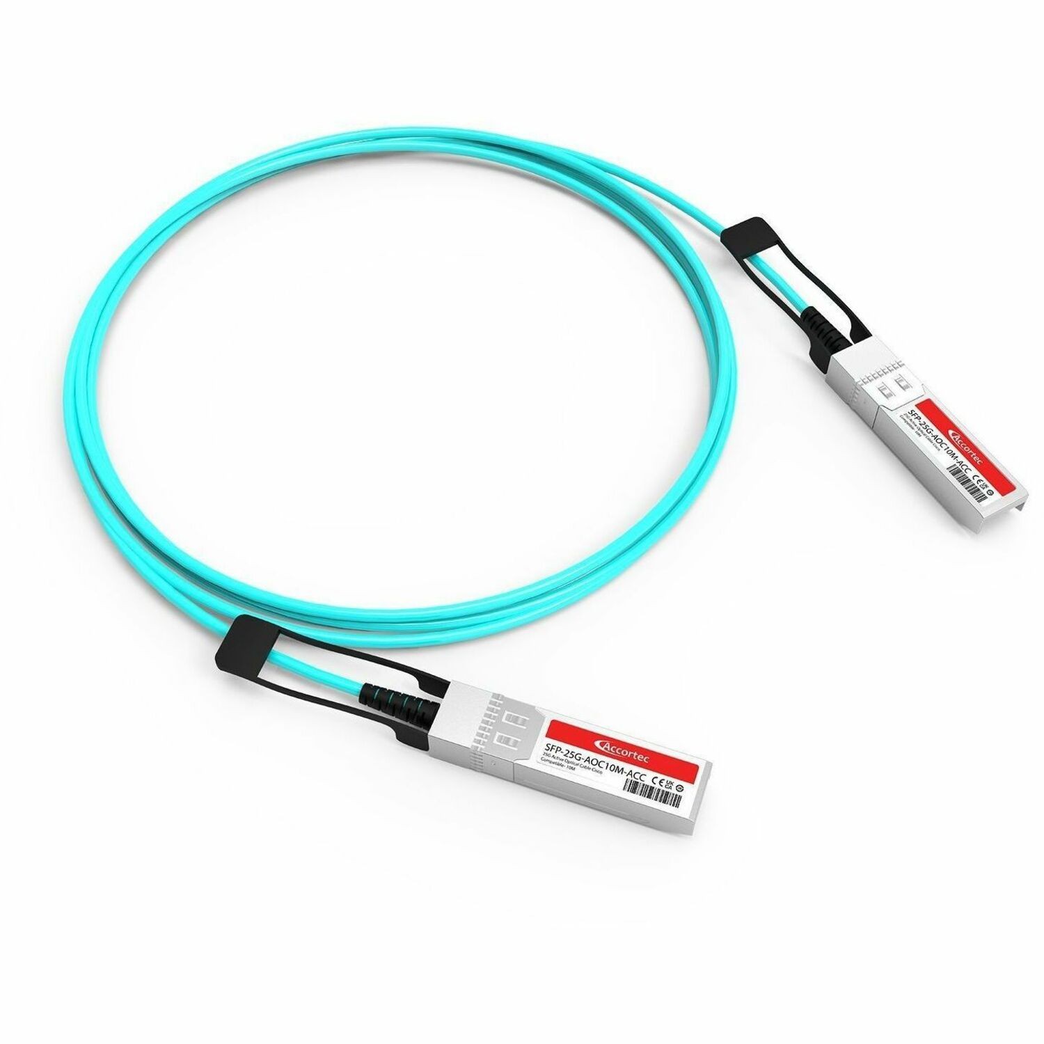 Accortec 25G Active Optical Cable 10-Meter