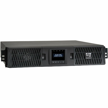 Eaton Tripp Lite Series SmartOnline 2000VA 1800W 120V Double-Conversion Sine Wave UPS - 7 Outlets, Extended Run, Network Card Option, LCD, USB, DB9, 2U Rack/Tower