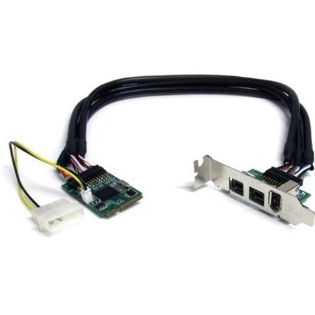 StarTech.com 3 Port 2b 1a 1394 Mini PCI Express FireWire Card Adapter