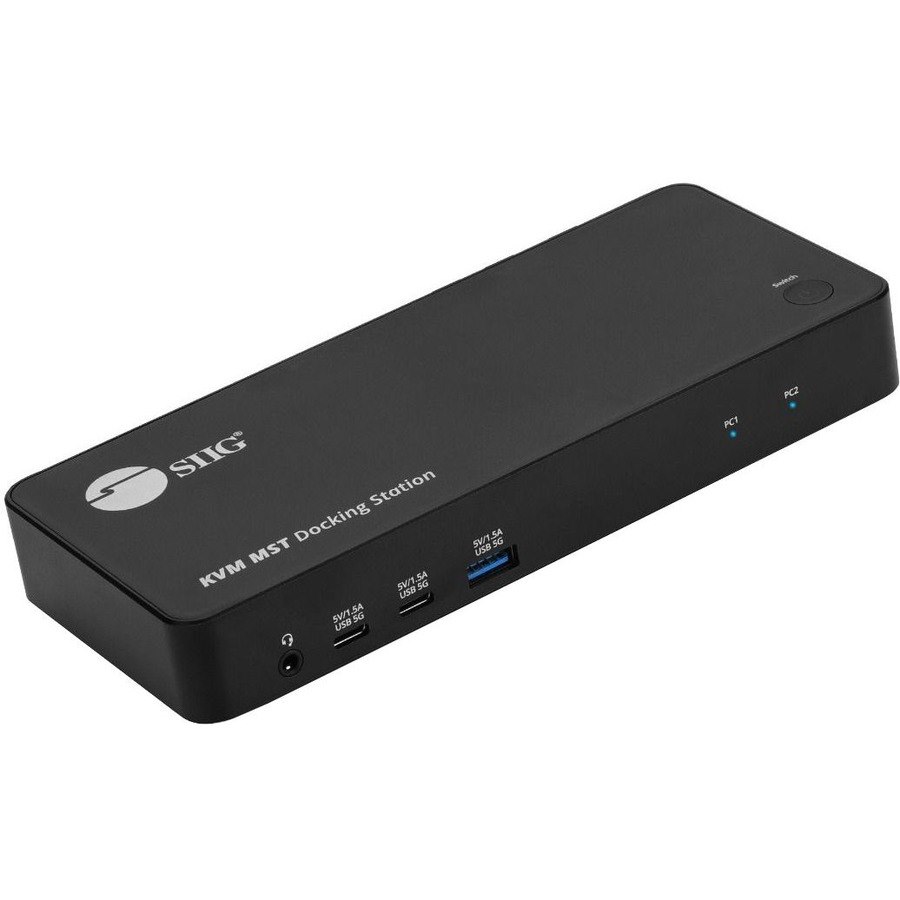 SIIG Dual Host USB-C KVM MST Docking Station