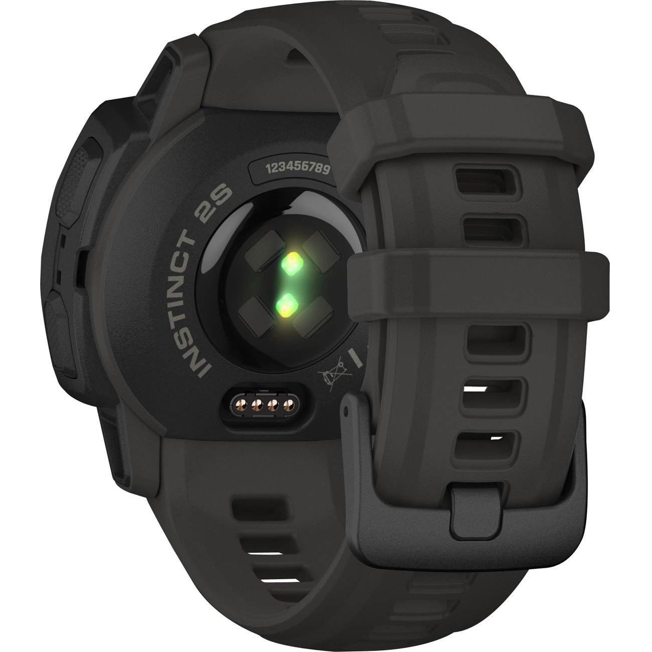 Garmin Instinct 2S Smart Watch - Graphite Body Color - Fiber Reinforced Polymer Case Material - Silicone Band Material