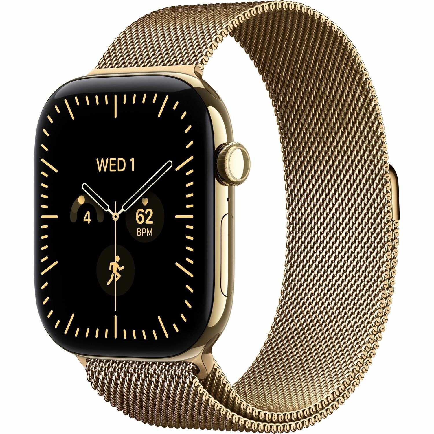 Apple Watch Series 12 Smartwatch - 46 mm Case Height - 40 mm Case Width - Titanium Kastmateriaal - Draadloos LAN - 5G - LTE