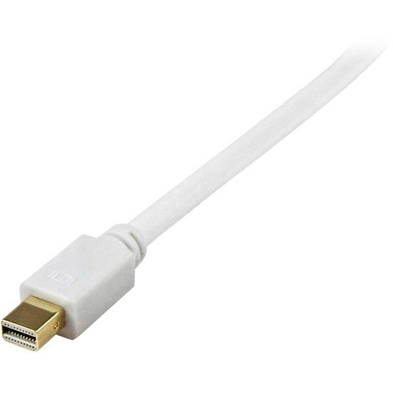 StarTech.com 3 ft Mini DisplayPort to DVI Active Adapter Converter Cable - mDP to DVI 1920x1200 - White