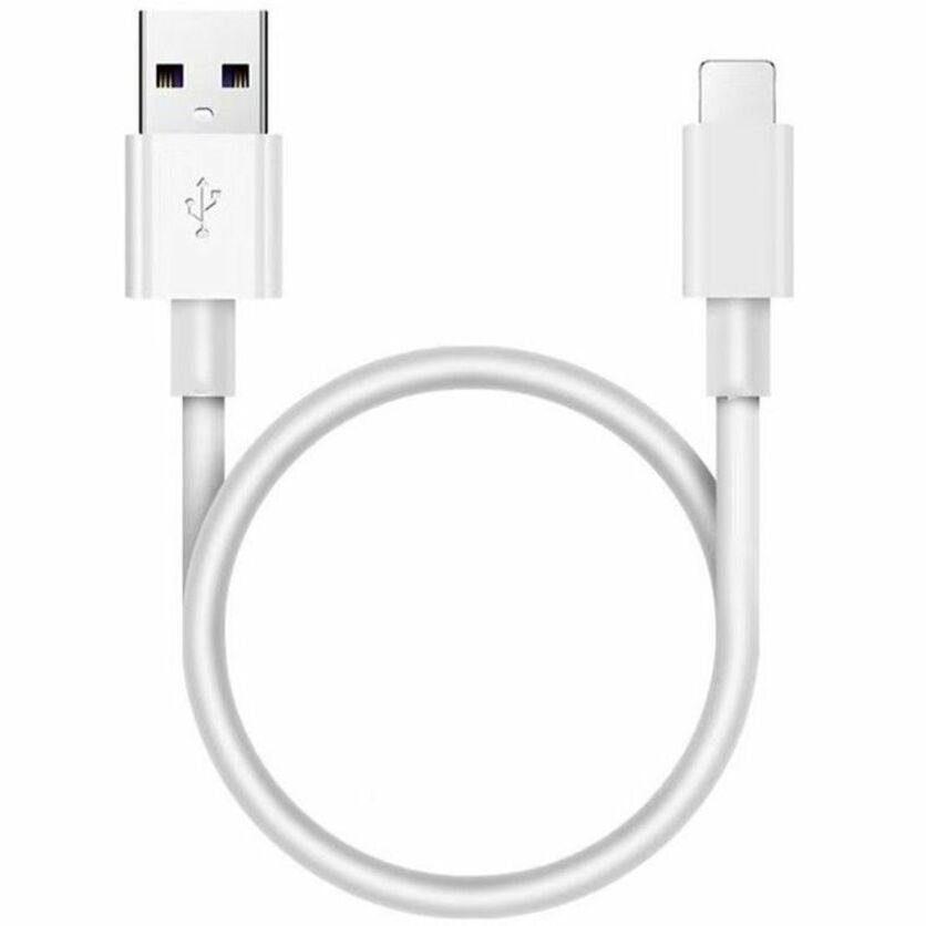 4XEM 1FT USB-A to Lightning Cable (White) - MFi Certified