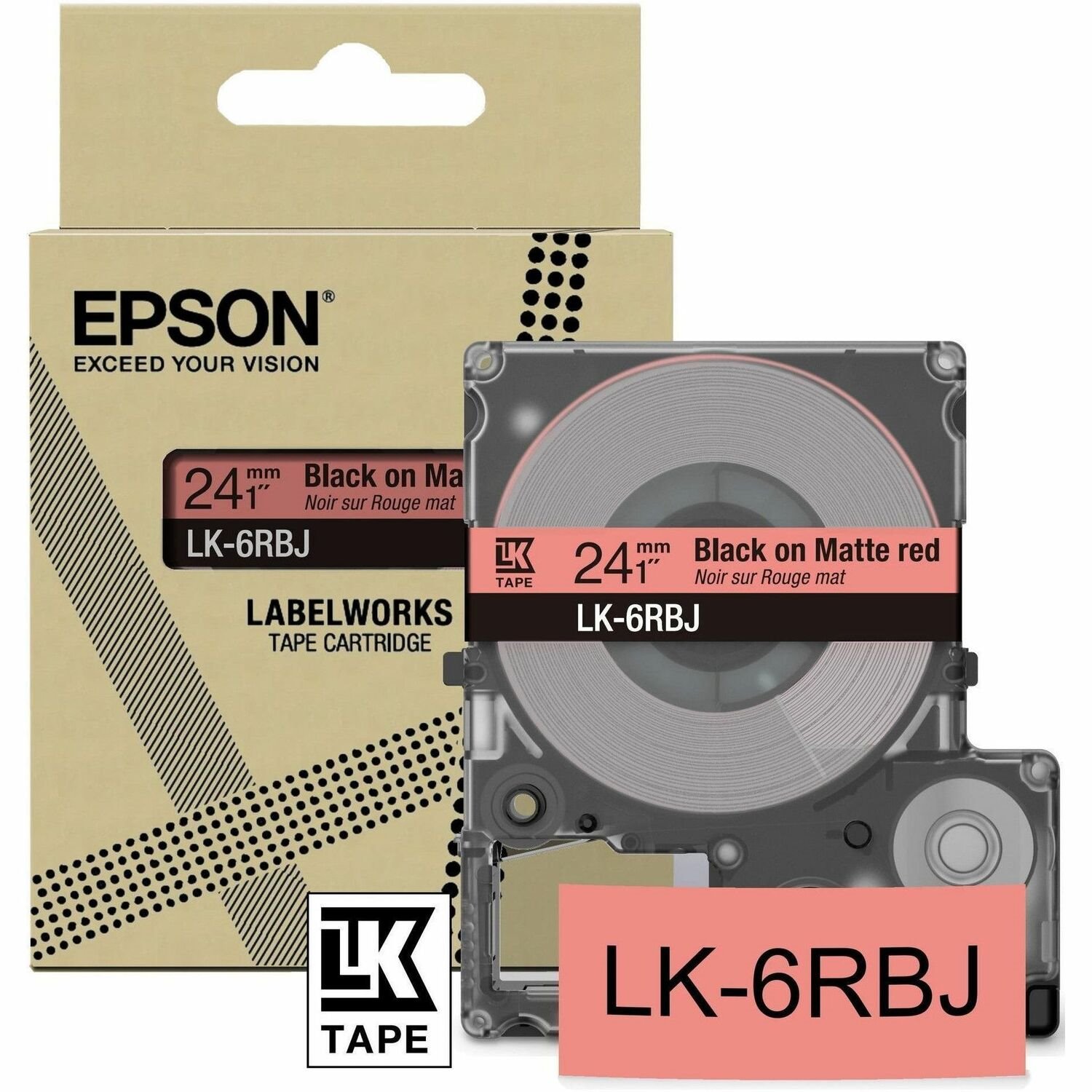 Etikettenband Epson LK-6RBJ