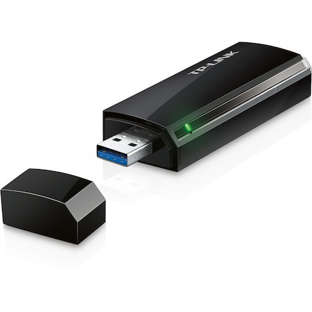 TP-Link Archer T4U IEEE 802.11 a/b/g/n/ac Dual Band Wi-Fi Adapter for Desktop Computer, Media Player, Notebook, Smart TV