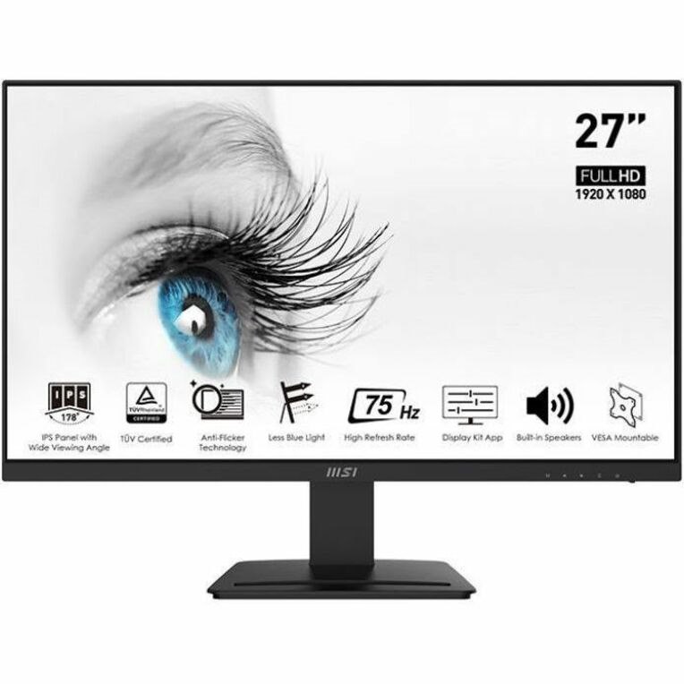 MSI Pro MP273A 27" Class Full HD LCD Monitor - 16:9