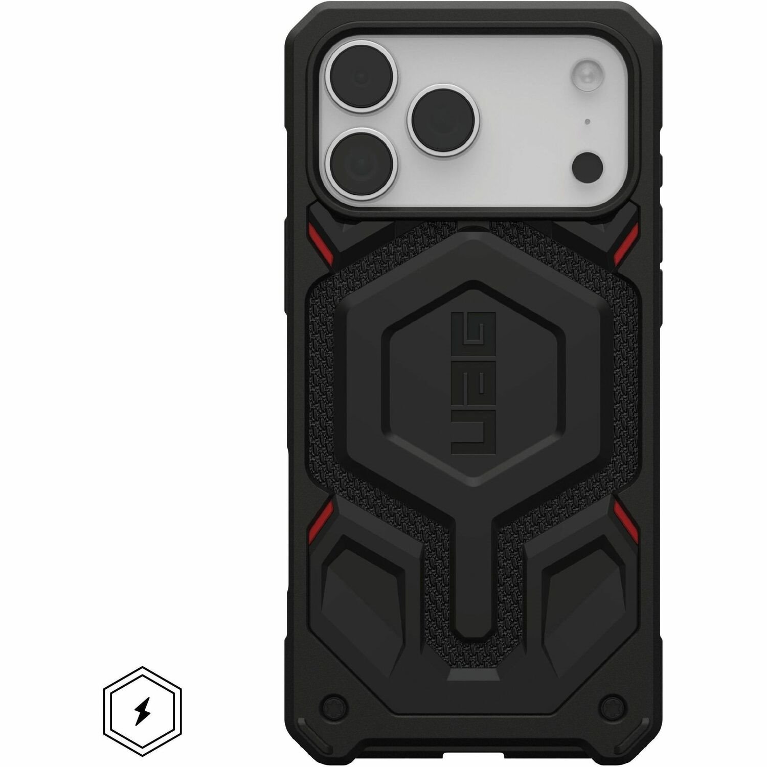 Urban Armor Gear Monarch Pro Case voor Apple iPhone 17 Pro Max Smartphone - Zwart