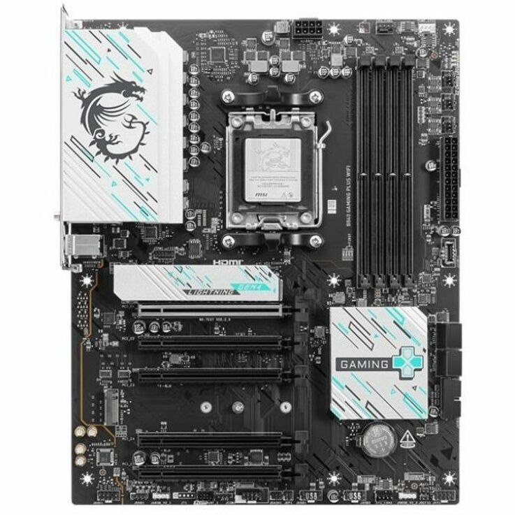 MSI B840 GAMING PLUS WIFI Gaming Desktop Motherboard - AMD B840 Chipset - Socket AM5 - ATX