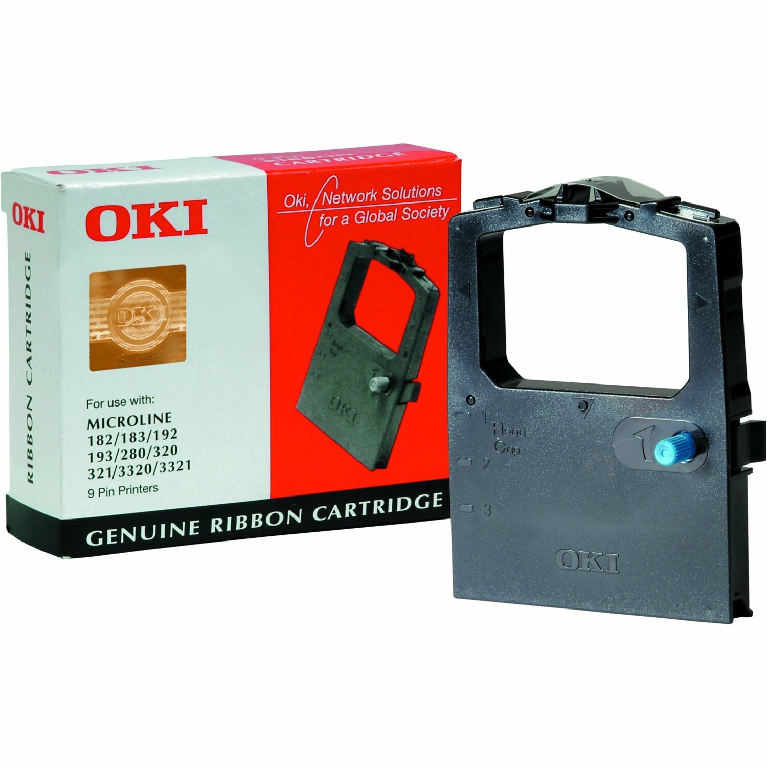 Oki 09002303 Dot Matrix Ribbon - Black Pack