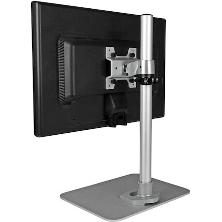 StarTech.com Single Monitor Stand, For up to 34" (30.9lb/14kg) VESA Mount Monitors, Works with iMac / Apple Cinema Displays, Steel, Silver
