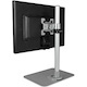 StarTech.com Single Monitor Stand, For up to 34" (30.9lb/14kg) VESA Mount Monitors, Works with iMac / Apple Cinema Displays, Steel, Silver