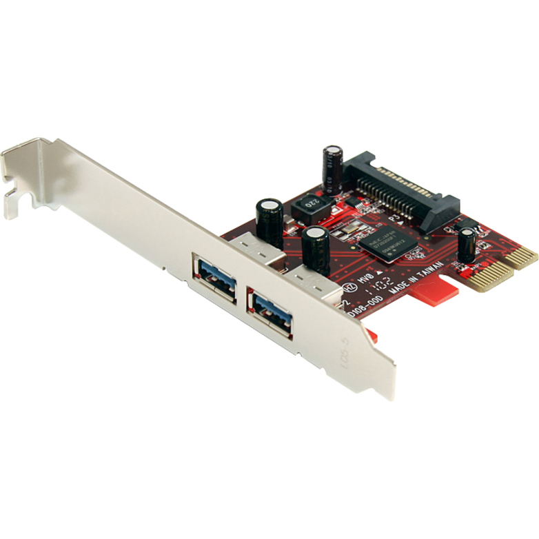 StarTech.com 2 Port SuperSpeed USB 3.0 PCI Express Card with UASP - SATA Power