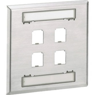 PanNet Mini-Com CFPL4S-2GY Faceplate