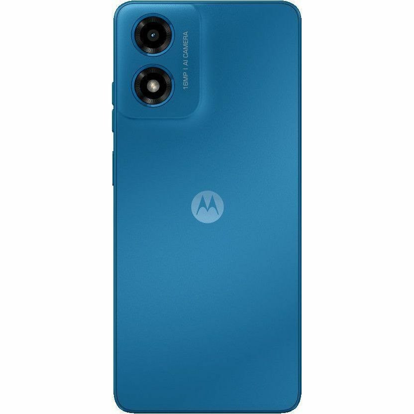 Motorola Mobility moto g04 64 GB Smartphone - 6.6" LCD HD+ 1612 x 720 - Octa-core (Cortex A75Dual-core (2 Core) 1.60 GHz + Cortex A55 Hexa-core (6 Core) 1.60 GHz - 4 GB RAM - Android 14 - 4G - Satin Blue