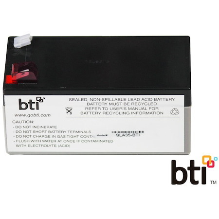 BTI RBC35-SLA35-BTI SEALED LEAD ACID BATTERY FOR APC - 2yr Warranty - BE350C, BE350D-LM, BE350G, BE350G-CN, BE350G-LM, BE350R, BE350R-CN, BE350T, BE350U, BE350U-CN