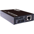 Eaton Tripp Lite Series Hardened Gigabit Fiber to Ethernet Media Converter, 10/100/1000 Mbps, RJ45/SC Multimode, -10° to 60°C, 500 m (1640 ft.), TAA