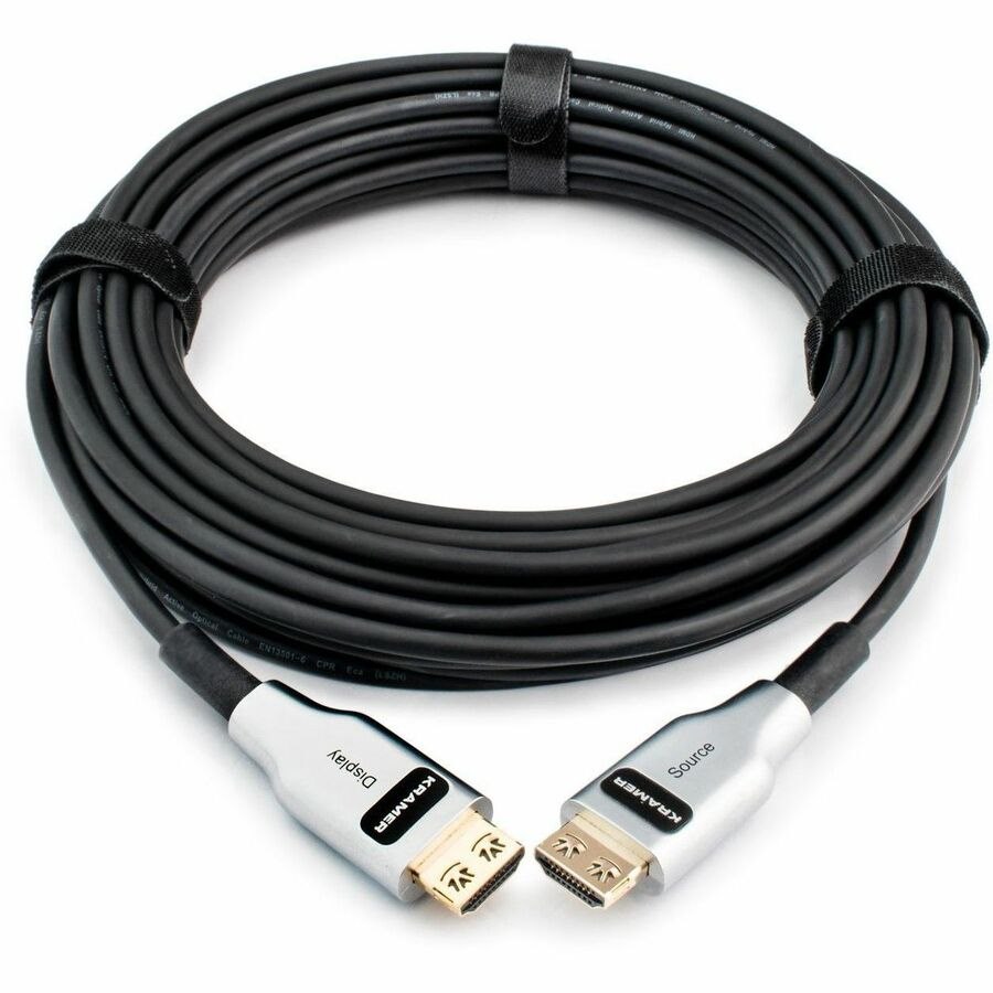 Kramer 29.87 m Hybrid Fiber Optic A/V Cable for Audio/Video Device