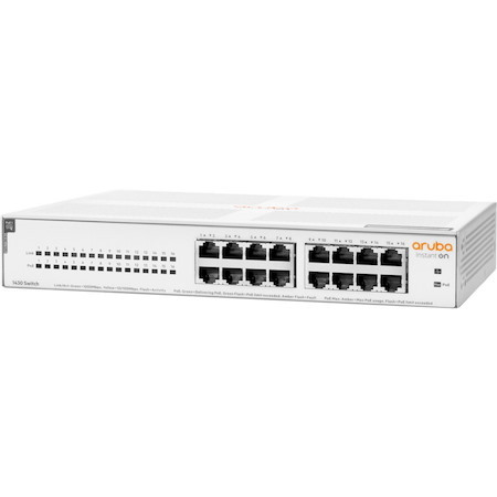 HPE Instant On 1430 16 Ports Ethernet Switch - Gigabit Ethernet - 10/100/1000Base-T
