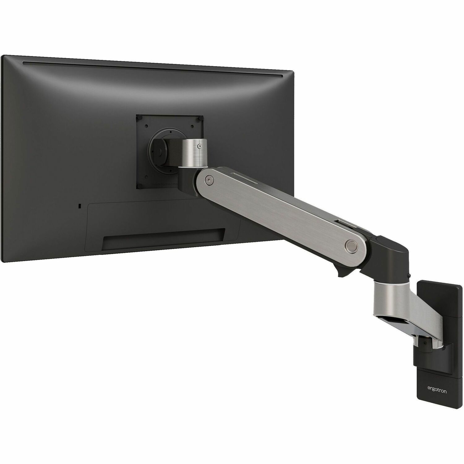 Ergotron Mounting Arm for Monitor, LCD Display - Polished Aluminum