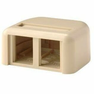 Ortronics TracJack Mounting Box for Module - Electric Ivory