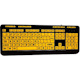 Adesso Luminous 4X Large Print Multimedia Desktop Keyboard