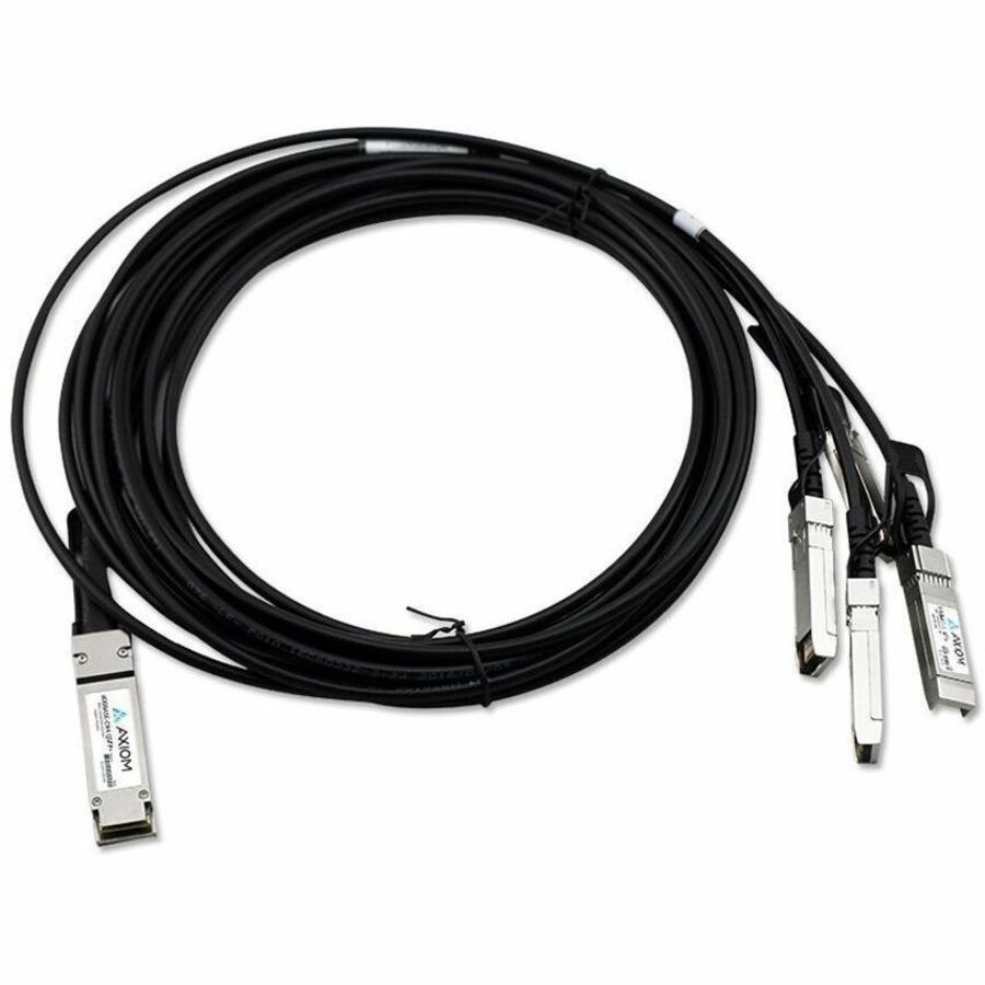 Axiom 100GBASE-CR4 QSFP28 to 4 SFP28 Passive DAC Ruckus Compatible 1m