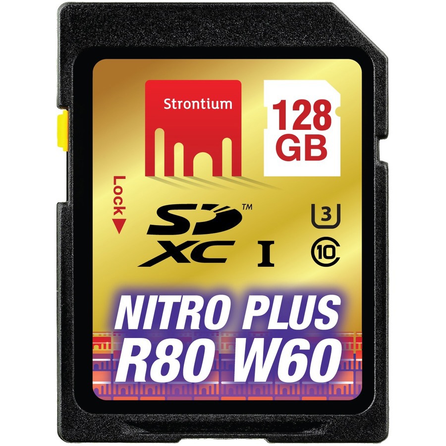 Strontium NITRO PLUS 128 GB Class 3/UHS-I SDXC