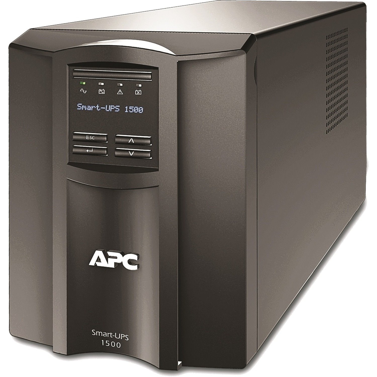 APC Smart-UPS, Line Interactive, 1500VA, Tower, 120V, 8x NEMA 5-15R outlets, SmartConnect Port+SmartSlot, AVR, LCD [TAA]