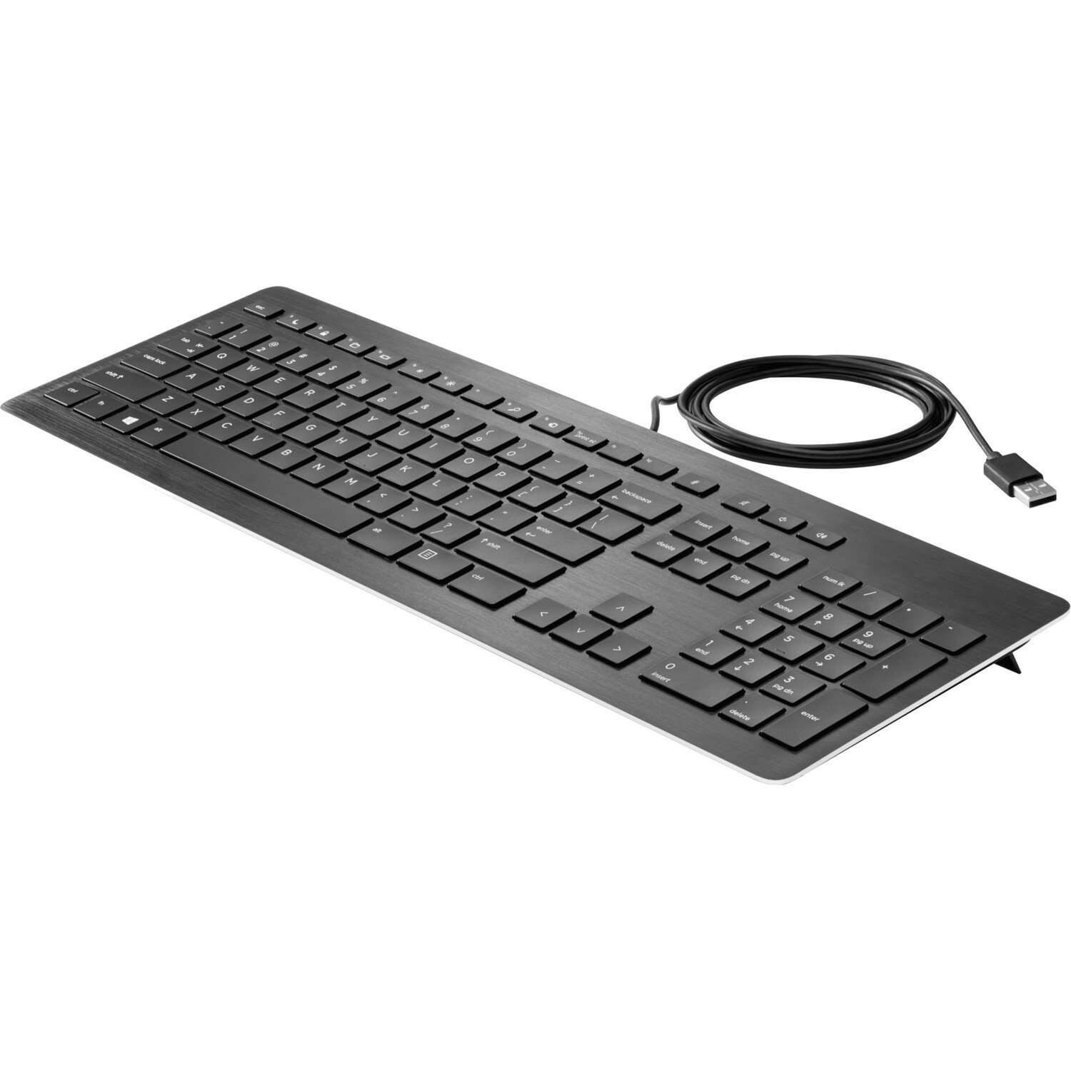 HP Premium Z9N40AA Keyboard - Cable Connectivity - USB Interface - English (UK) - Black