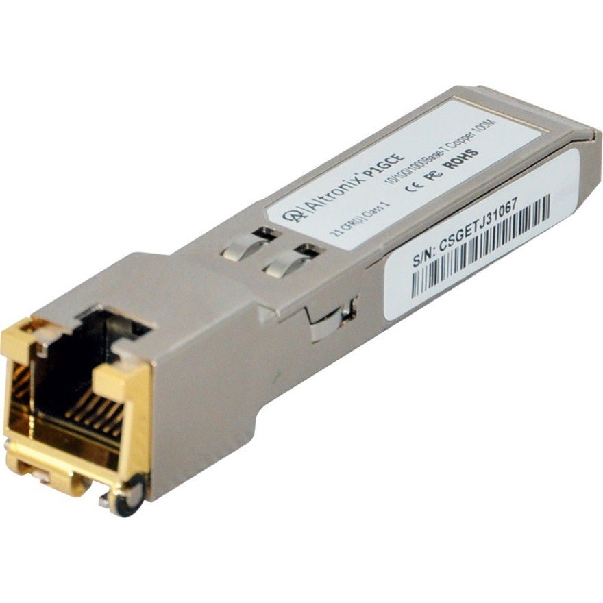 Altronix P1GCE Small Form-Factor Pluggable (SFP) Copper Transceiver