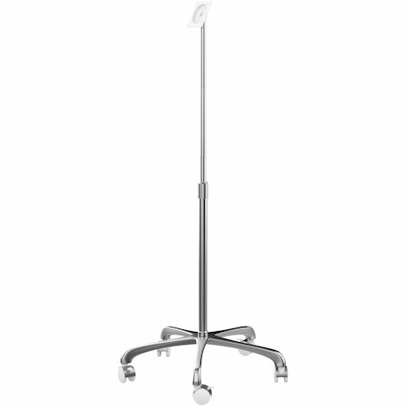 CTA Digital VESA-Compatible Heavy-Duty Height-Adjustable Rolling Floor Stand
