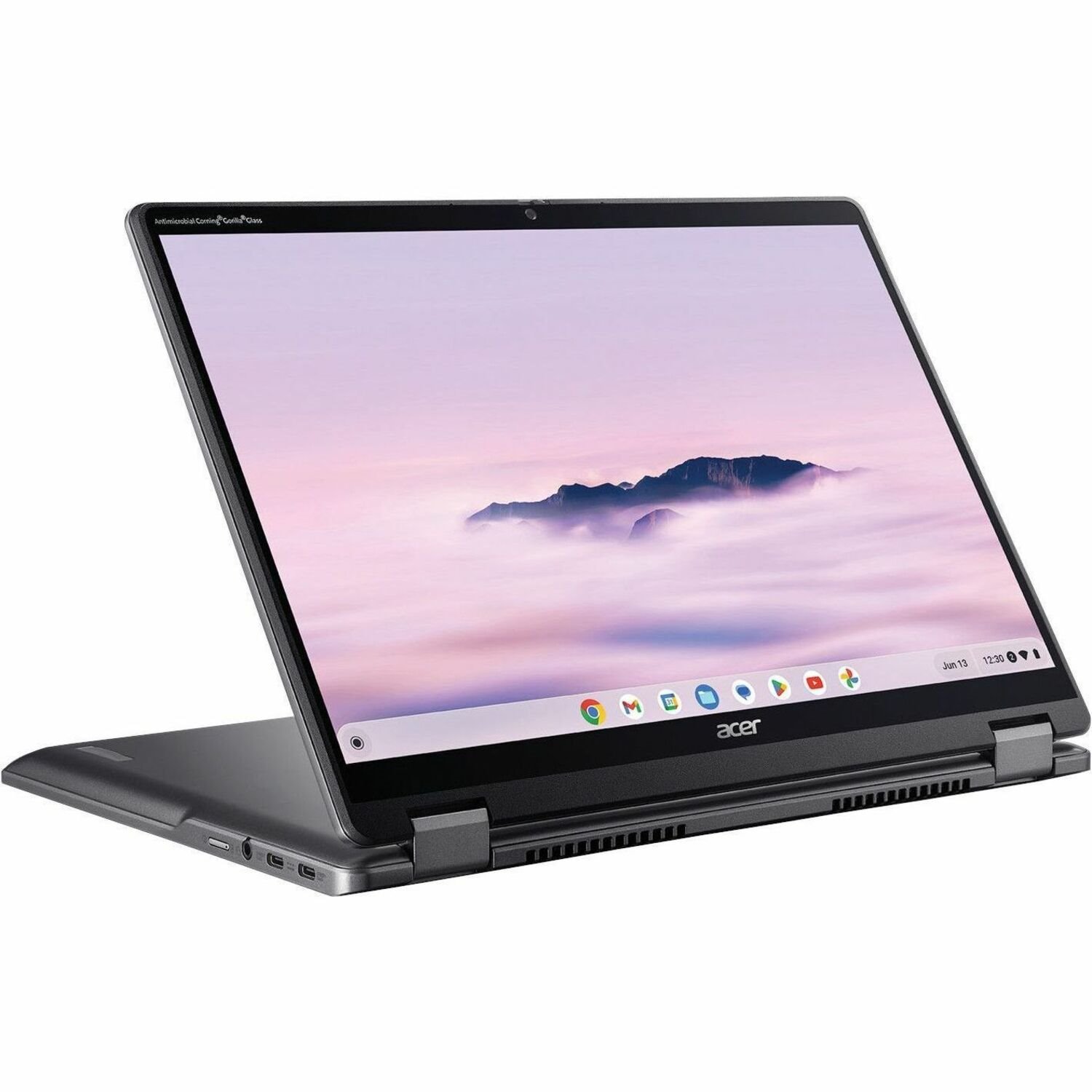 Acer Chromebook Plus Spin 514 CPE594-1N-TCO CPE594-1N-TCO-39AC 35.6 cm (14") Touchscreen Convertible 2 in 1 Chromebook - WUXGA - Intel Core i3 13th Gen i3-1315U - 8 GB - 256 GB SSD - English (UK) Keyboard - Iron