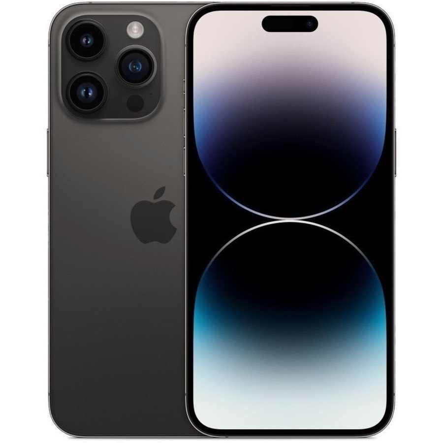 Apple iPhone 14 Pro A2890 1 TB Smartphone - 6.1" OLED 2556 x 1179 - Hexa-core (AvalancheDual-core (2 Core) 3.46 GHz + Blizzard Quad-core (4 Core) - 6 GB RAM - iOS 16 - 5G - Space Black