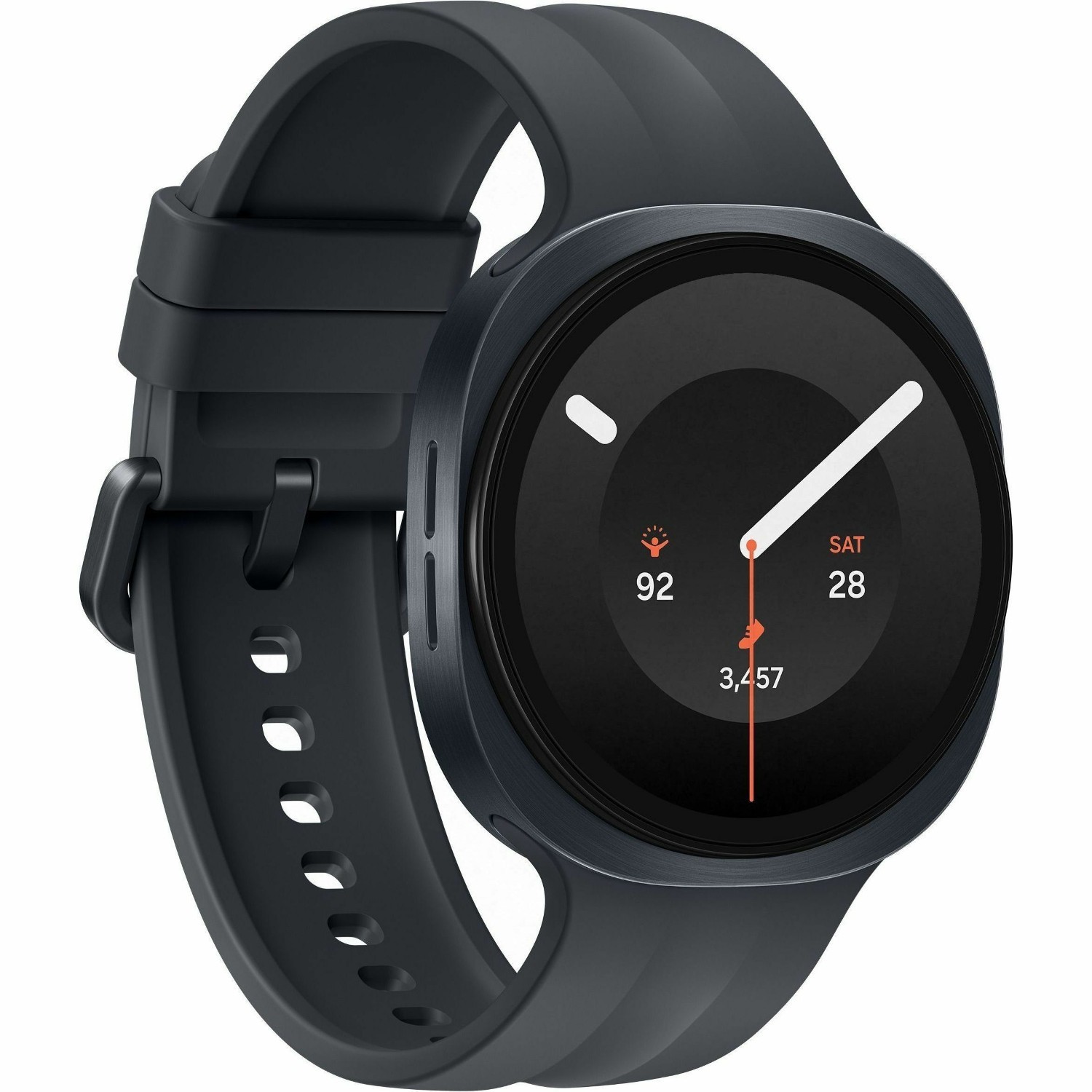 Samsung Galaxy Watch9 SM-L345F Smart Watch - 42.70 mm Case Height - 40.40 mm Case Width - Graphite Body Color - Black Band Color - Armor Aluminum Case Material - Wireless LAN - 4G - LTE, UMTS