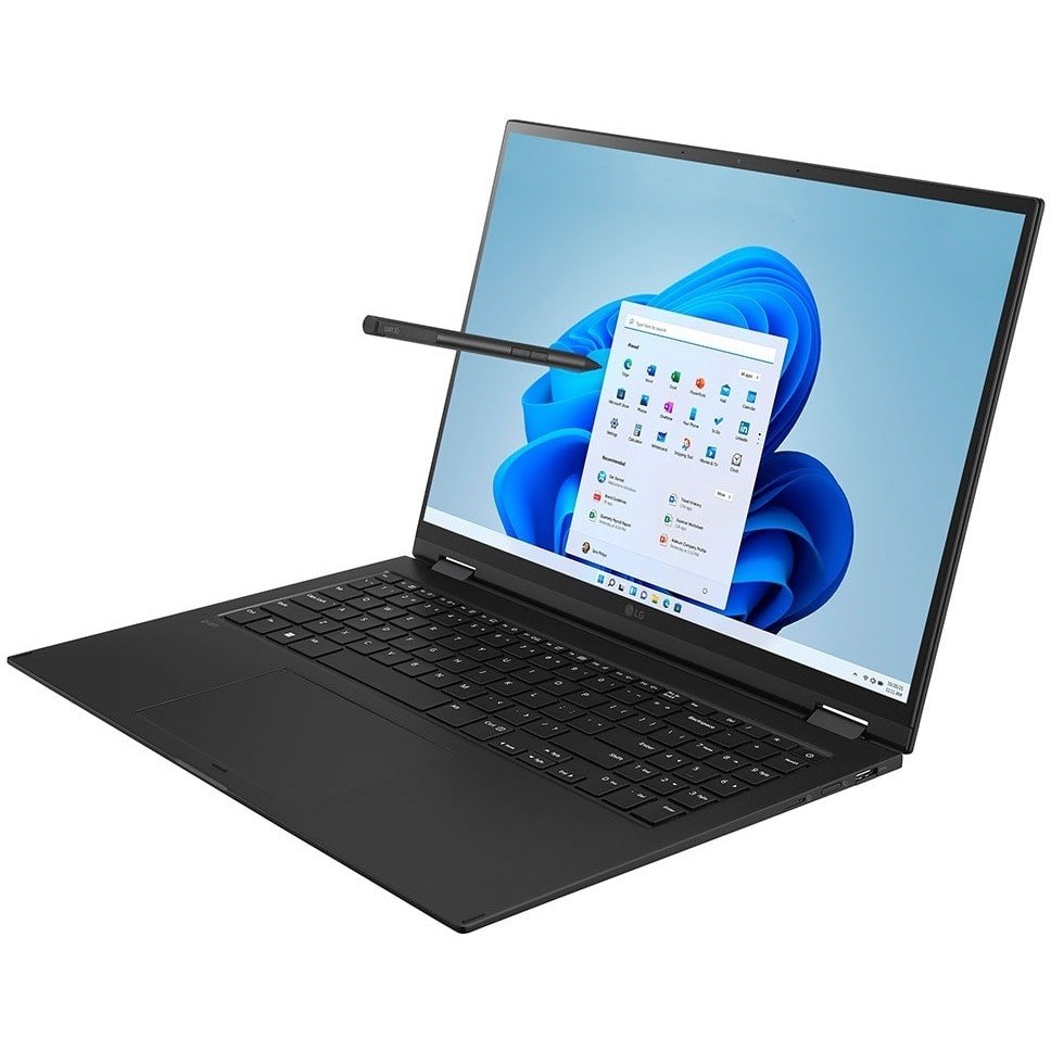 LG gram 16T90Q-K.AA75A9 16" Touchscreen Convertible 2 in 1 Notebook - WQXGA - Intel Core i7 12th Gen i7-1260P - Intel Evo Platform - 16 GB - 512 GB SSD - English, French Keyboard