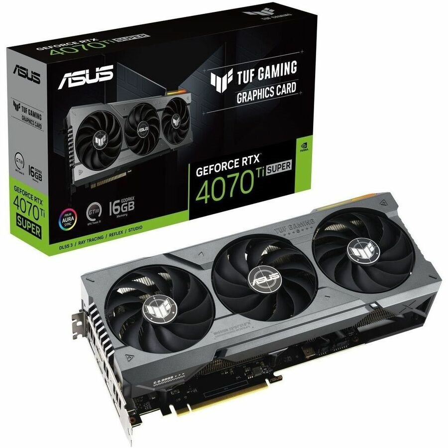 TUF NVIDIA GeForce RTX 4070 Ti SUPER Graphic Card - 16 GB GDDR6X