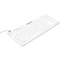 Man & Machine Really Cool Touch Keyboard - Cable Connectivity - USB Interface - TouchPad - Hygienic White