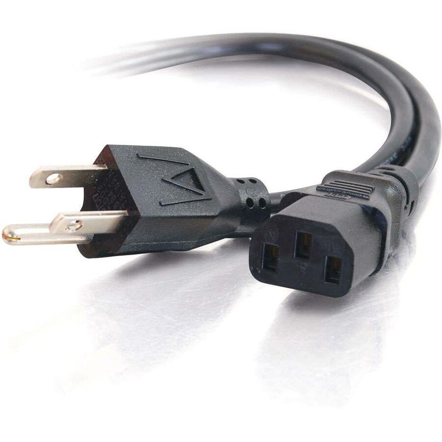 C2G 6ft Universal Power Cord - 16 AWG - NEMA 5-15 to IEC320C13