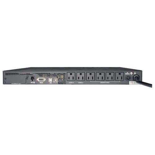 Eaton Tripp Lite Series SmartPro 120V 750VA 600W Line-Interactive Sine Wave UPS, 1U Rack/Vertical, Network Management Card Options, USB, DB9 Serial