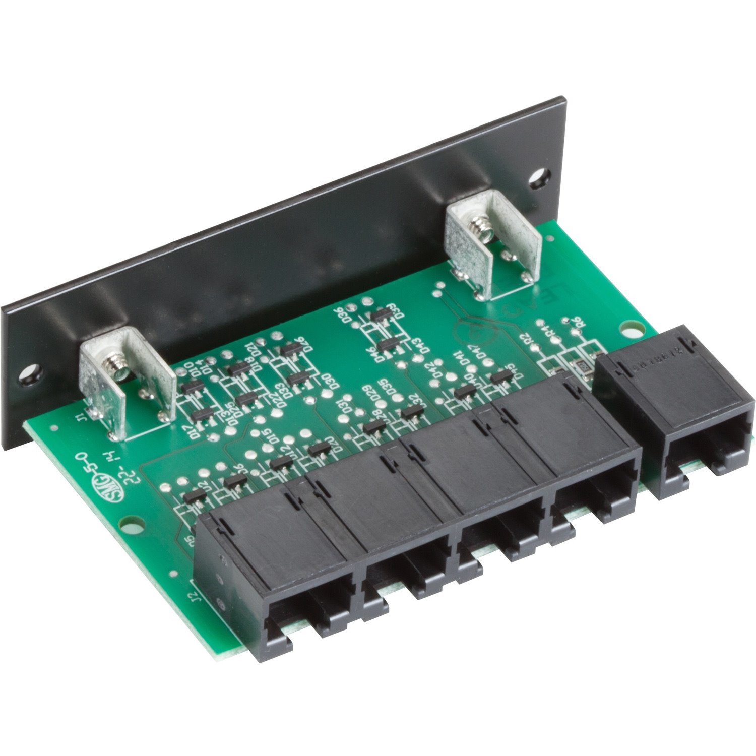 Black Box RS232 Passive Splitter Rackmount Card - RJ45, 4-Port