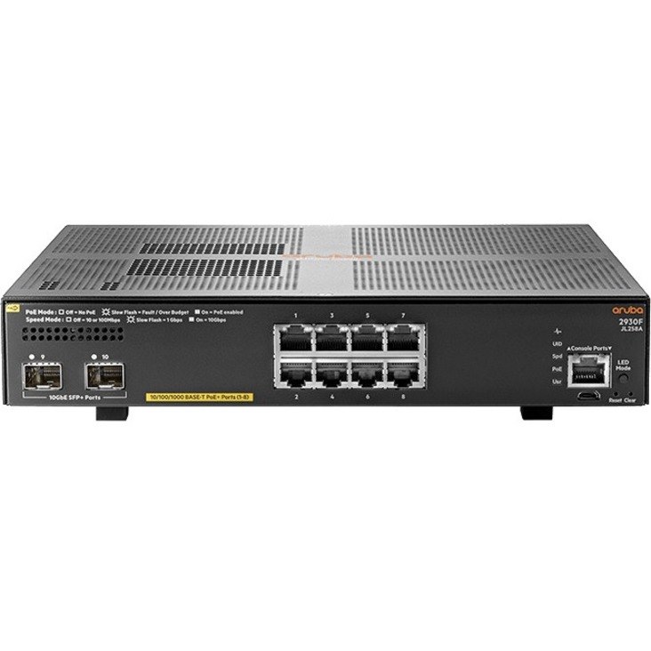 HPE 2930F 8G PoE+ 2SFP+ Switch