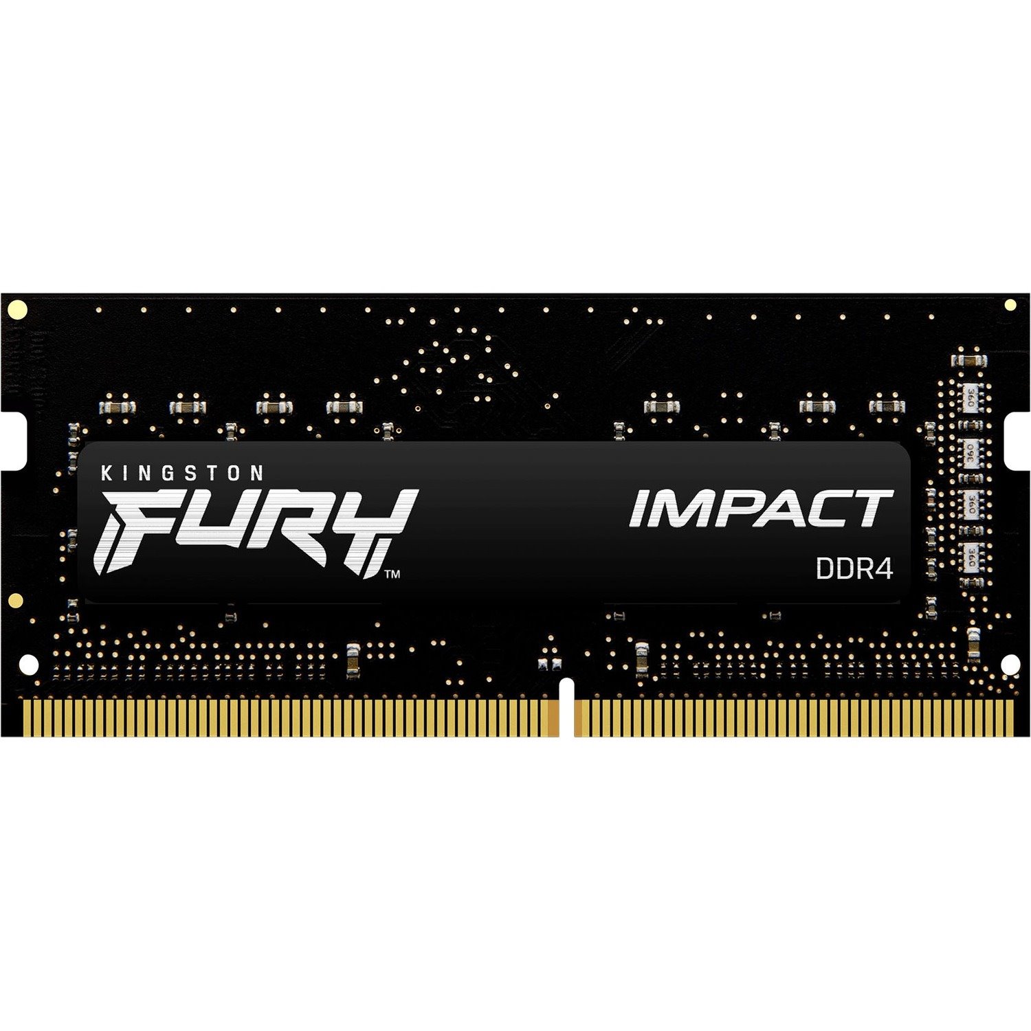 Kingston FURY Impact RAM-module voor Notebook, Mini PC - 16 GB (2 x 8GB) - DDR4-3200/PC4-25600 DDR4 SDRAM - 3200 MHz Single-rang geheugen - CL20 - 1,20 V