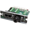 Dry contact, Management Options, Dry Contact I/O Card, monitor external UPS environmental sensors, output relays, and input contacts
