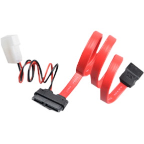 Akasa 40 cm SATA Data Transfer Cable for Hard Drive, Optical Drive