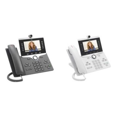 Cisco 8865 IP Phone - Corded/Cordless - Corded/Cordless - Bluetooth, Wi-Fi - Wall Mountable - Charcoal