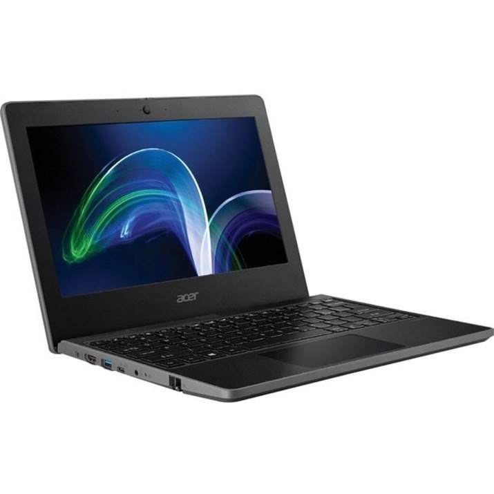 Acer TravelMate Spin B3 B311R-32 TMB311R-32-C47B 11.6" Touchscreen Convertible 2 in 1 Notebook - HD - 60 Hz - Intel Celeron N5100 - 8 GB - 128 GB Flash Memory - English Keyboard - Shale Black