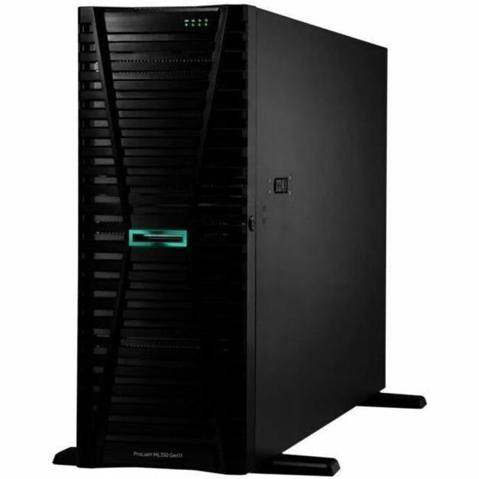 HPE SMART CHOICE ProLiant ML350 G11 4U Tower Server - 1 x Intel Xeon Gold 5416S 2 GHz - 64 GB RAM - 960 GB SSD - (2 x 480GB) SSD Configuration - Serial Attached SCSI (SAS), Serial ATA Controller