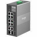 TP-Link Omada 10-Port Gigabit Industrial Easy Managed Switch with 6-Port PoE+ and 2-Port PoE++